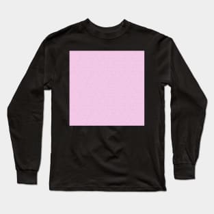 Traditional Japanese Sayagata Geometric Pattern in Pastel Pink/Purple Long Sleeve T-Shirt